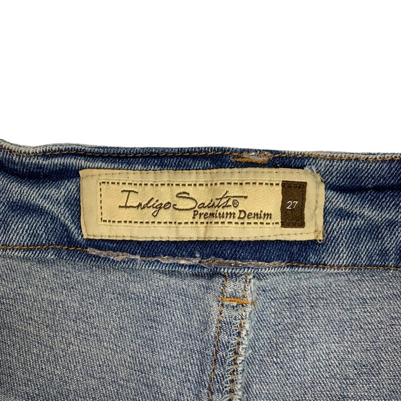 Indigo Saint Premium Denim Women’s Shorts Size 4, Waist 27 - Picture 5 of 9